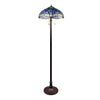 SUNNIVA Dragonfly-Style Dark Bronze 3 Light Floor Lamp 18" Wide