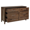 Stonebrook 6-Drawer Dresser, Classic Walnut