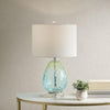 Urban Habitat Borel Ombre Glass Table Lamp - Blue
