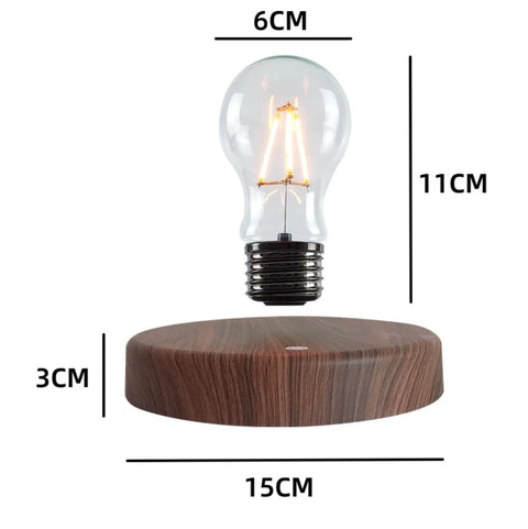 Floating LED Bulb: Magnetic Levitation Lamp for Home or Office Décor