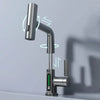 Digital Display Waterfall Faucet for Bathroom Sink with Temperature Control
