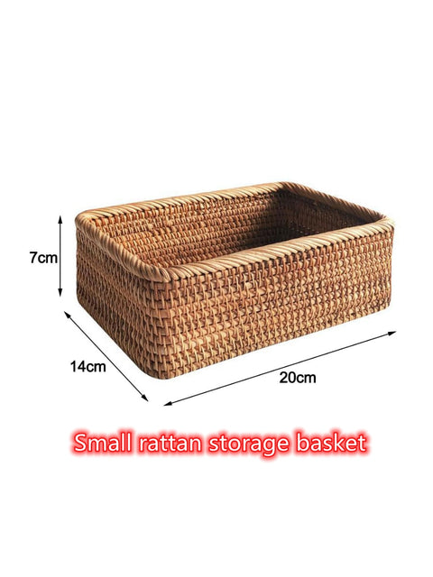 Handcrafted Rattan Basket for Home Organization
