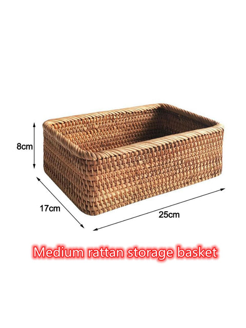 Handcrafted Rattan Basket for Home Organization