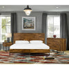 Cusco 3 Piece Acacia King Bed and Nightstands Bedroom Set - Fort Decor