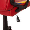 Ergonomic Office Computer Chair - Adjustable Red & Yellow Designer Gaming Chair - Fort Decor