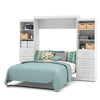 Pur 115" Queen Wall bed kit in White - Fort Decor
