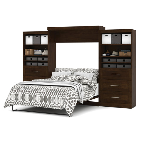 Pur 136" Queen Wall bed kit in Chocolate - Fort Decor