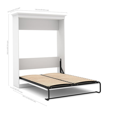 Versatile 115' Queen Wall bed kit in White
