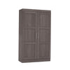 Pullout Armoire in Bark Gray - Fort Decor