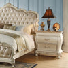ACME Chantelle Queen Bed, Rose Gold PU & Pearl White (1Set/3Ctn)