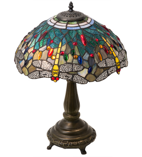 22H Tiffany Hanginghead Dragonfly Table Lamp