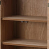 Wood and Metal Wardrobe Storage Cabinet - Fort Decor