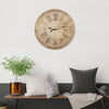 Stratton Home Decor 31.50 Inch James Wooden Wall Clock