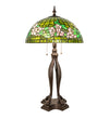33" High Tiffany Banded Dogwood Table Lamp