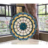 DAKOTA Victorian Tiffany-glass Window Panel 18" Wide - Fort Decor