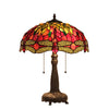 EMPRESS Tiffany-style 2 Light Dragonfly Table Lamp 16" Shade - Fort Decor