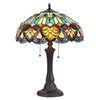 KENDALL Tiffany-style 2 Light Victorian Table Lamp 16" Shade - Fort Decor