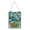 CHLOE Lighting PAVOA Animal Tiffany-Style Stained Glass Vertical Hanging Window Panel 25" Tall - Fort Decor