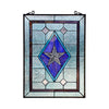 CHLOE Lighting LONESTAR Tiffany-style Rectangular Window Panel 24" Height - Fort Decor