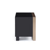 Modern Brushed Black And Bronze Nightstand - Fort Decor