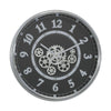 22"D Clock with Open Moving Gears
