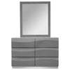 Leon Gray Dresser and Mirror 2-Piece Set - Fort Decor