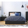 Epik 3 Piece Full Size Bedroom Set, Black