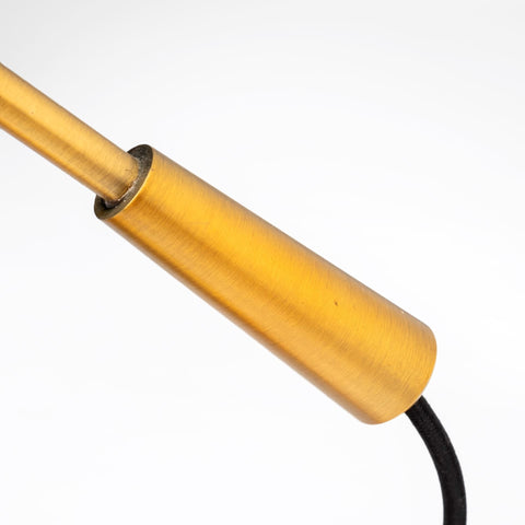 Sleek Golden Cone Adjustable Table Or Desk Lamp - Fort Decor
