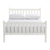 Windsor 4-Piece Bedroom Set with Slat Full Bed 2 Nightstands, and 6-Drawer Dresser, Gray