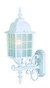 White Window Pane Lantern Wall Sconce - Fort Decor