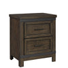Rustic Gray Wood Nightstand Thornwood Hills (759-YBR) Liberty Furniture