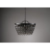 Larkin 7-Light Iron and Crystal Chandelier, by Kosas Home - Fort Decor