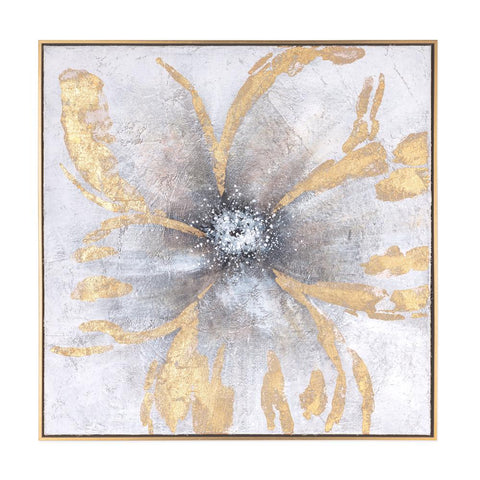 Brilliant Blossom, Hand Painted Canvas - Fort Decor