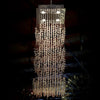 Crystal Column Chandelier - Fort Decor