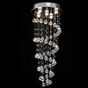 Stylish Spiral Faux Crystal Chandelier Light