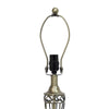 Elegant Designs Antique Brass Three Pack Lamp Set (2 Table Lamps, 1 Floor Lamp) - Fort Decor