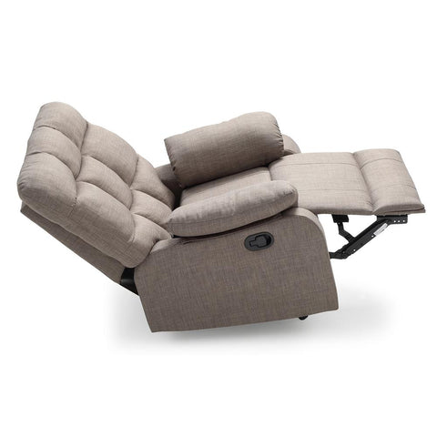 Cindy Gray Fabric Upholstery Reclining Chair
