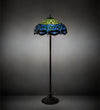 62" High Tiffany Hanginghead Dragonfly Floor Lamp