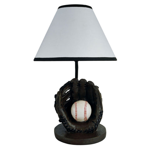 15"H Baseball Accent Table Lamp - Fort Decor