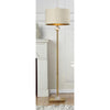 Perspicio Solid Crystal Orb Gold Column Floor Lamp - Fort Decor