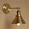 Vintage Wrought Iron Brass Wall Lamp: Loft Industrial Style Edison Wall Sconce for Cafe Room in America