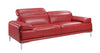 Nicolo Sofa Set Collection In Red | J&M Furniture