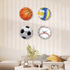 3D Vision sports Pattern Wall Clock