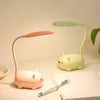 Cartoon Cute Cat Usb Recharge Battery Led Table Night Light Child Eye Protection