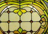 Tiffany-glass Float Design Window Panel 24" - Fort Decor