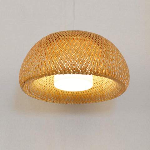 Natural Rattan hand-woven bamboo lantern Pendant Lamp