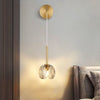 Exquisite Nordic Crystal Pendant Wall Lamp: Modern, Simple, and Luxurious for Bedroom, Living Room, Corridor