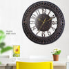 12 inch Retro European Style Wall Clock: Battery Operated Home Decoration for Outdoor Garden and Living Room, Creative Ornament