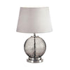 Gray Crackle Glass Table Lamp - Fort Decor