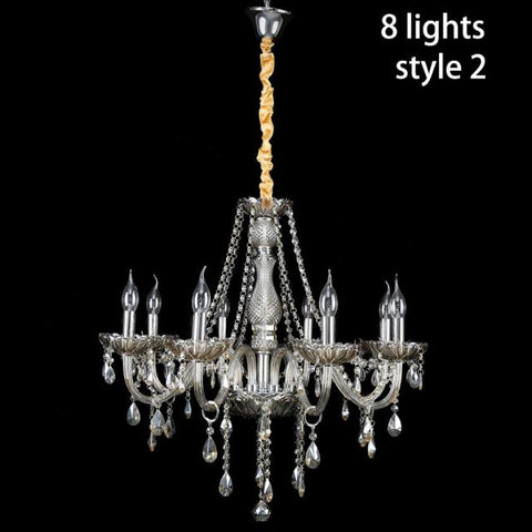 Modern Chandelier Light Indoor lighting Crystal Glass Pendant Lamp - Fort Decor